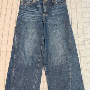 Classic Blue Denim wide crop Sofia